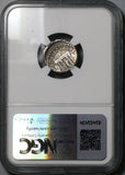 36 BC NGC Ch F Octavian Roman Imperatorial Denarius Temple Divo Julius Caesar (25041202C)