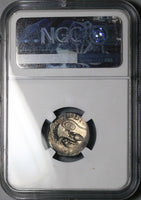37 BC NGC XF Octavian Roman Imperatorial Denarius Priestly Implements (25051901D)