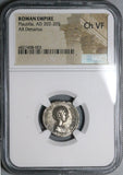202 NGC Ch VF Plautilla Roman Empire Denarius Concordia Caracalla (23080802C)