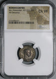 226 NGC Ch VF Severus Alexander Denarius Roman Empire Annona Grain (26041603C)