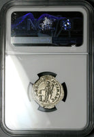 232 NGC AU Severus Alexander Denarius Roman Empire Annona Grain Supply (25052803C)
