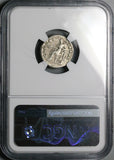 128 NGC Sabina Roman Empire Denarius Hadrian Augusta Concordia AVF (26052701C)