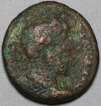 139 Marcus Aurelius Samaria Caesarea AE 24 Sarapis Bust Roman Coin (25052502R)