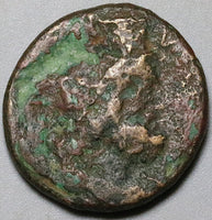 139 Marcus Aurelius Samaria Caesarea AE 24 Sarapis Bust Roman Coin (25052502R)
