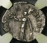 193 NGC Ch VF Septimius Severus Rare Alexandria Mint Roman Denarius (26030601C)