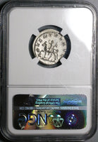 249 NGC AU Trajan Decius Double Denarius Roman Empire Emperor Horseback (23060401C)