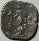 249 Trajan Decius AE Sestertius Dacia Roman Empire Commemorative S C (26071205R)