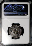 80 NGC Ch F Titus Dupondius Tiberius Restoration Roman Empire Justitia Livia (26040901C)