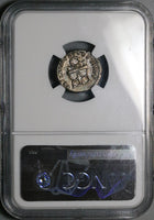 80 NGC Ch VF Titus Denarius Roman Curule Chair Coliseum Pompeii (25090701C)