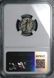 76 NGC Ch XF Titus Denarius Roman Empire Caesar Jupiter Scepter Patera (24082204C)