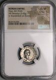 80 NGC Ch VF Titus AR Denarius Roman Empire Throne Thunderbolt Coliseum Pompeii Vesuvius 5/5 5/5 (25062603C)