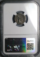 74 NGC VF Titus Denarius Roman Empire Caesar Rare Ephesus Mint Victory (24051701C)