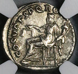 108 NGC  VF Trajan Denarius Roman Empire Aequitas Scales Fairness (26052004C)
