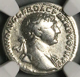 112 NGC VF Trajan Roman Empire Denarius Arabia Camel Annexation (26050702C)