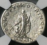 112 NGC VF Trajan Roman Empire Denarius Arabia Camel Annexation (26050702C)