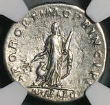 112 NGC VF Trajan Roman Empire Denarius Arabia Camel Annexation (26050702C)