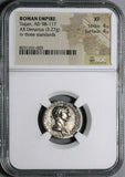 112 NGC XF Trajan Roman Empire Denarius Aquila Legionary Standards 4/5 4/5 (25111803C)