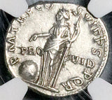 114 NGC XF Trajan Roman Denarius Providentia Rare Portrait 4/5 4/5 (26101503C)