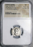 114 NGC XF Trajan Roman Denarius Providentia Rare Portrait 4/5 4/5 (26101503C)