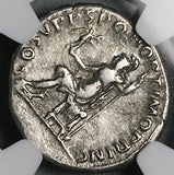 108 NGC VF Trajan Denarius Roman Empire Roma Victory Spear (26052003C)