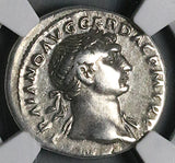 107 NGC VF Trajan Denarius Roman Empire Dacia Trophy Triumph Victory (26052001C)