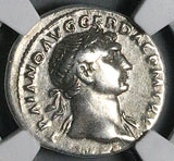 107 NGC VF Trajan Denarius Roman Empire Dacia Trophy Triumph Victory (26052001C)