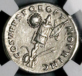 107 NGC VF Trajan Denarius Roman Empire Dacia Trophy Triumph Victory (26052001C)