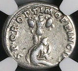 106 NGC VF Trajan Denarius Roman Empire Dacia Trophy Triumph Victory (26041902C)
