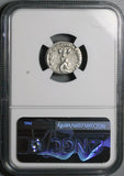 106 NGC VF Trajan Denarius Roman Empire Dacia Trophy Triumph Victory (26041902C)