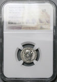 106 NGC VF Trajan Denarius Roman Empire Dacia Trophy Triumph Victory (26041902C)