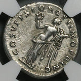 107 NGC Ch VF Trajan Denarius Roman Empire Victory Dacia Triumph (26052002C)