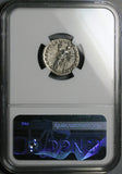 107 NGC Ch VF Trajan Denarius Roman Empire Victory Dacia Triumph (26052002C)