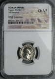 107 NGC Ch VF Trajan Denarius Roman Empire Victory Dacia Triumph (26052002C)