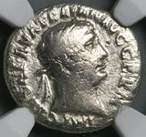 101 NGC Gen Trajan Denarius Roman Empire Victory Wings Open (26052201C)