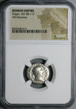101 NGC Gen Trajan Denarius Roman Empire Victory Wings Open (26052201C)