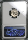 79 NGC Ch XF DIVVS Vespasian Denarius Titus Capricorns Roman Empire 5/5 (23120701C)