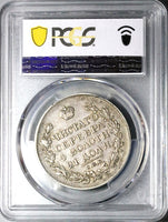 1822 PCGS XF 40 Russia Rouble Alexander I St. Petersburg Silver Coin (23050504C)