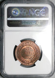 1915 NGC MS 64 RB Russia 3 Kopeks Nicholas II Czar Petrograd Coin (25122003C)