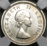 1960 NGC PF 67 South Africa Proof 1 Shilling  3k Silver Coin (23061702C)