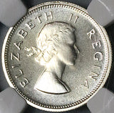 1954 NGC PF 67 South Africa 6 Pence Gem Proof Protea Flower Coin (23060101C)