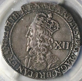 1637 PCGS XF 45 Scotland Charles I 12 Shillings Silver Coin POP 1/0 (25070301C)