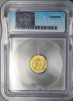 1776 ICG XF 40 Spain 1/2 Escudo Charles III Madrid Gold Colonial Coin (24072701D)