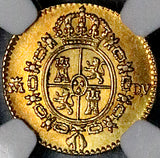 1786-M NGC AU 55 Spain 1/2 Escudo Charles III Madrid Mint Gold Coin (26072701C)