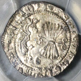1474 PCGS XF Spain Ferdinand Isabella 1 Real Columbus Granada Mint Hammered Silver Coin (25121002C)
