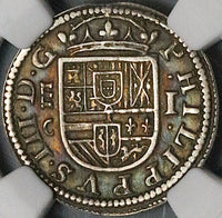 1608-C NGC AU 55 Spain 1 Real Seville Philip III Segovia Silver Coin POP 1/0 (23043002C)