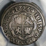 1726/5-S PCGS VF 30 Spain 1 Real Philip V Seville Colonial Silver Coin POP 1/0 (25060102C)