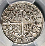 1738-S PCGS AU 50 Spain 1 Real Philip V Silver Seville Coin POP 1/0 (23051202C)