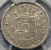 1756-M PCGS AU 50 Spain 1 Real Ferdinand VI Madrid Silver Coin POP 1/0 (23051203C)