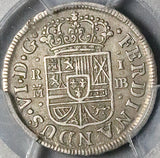 1756-M PCGS AU 50 Spain 1 Real Ferdinand VI Madrid Silver Coin POP 1/0 (23051203C)