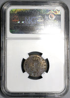 1799-M NGC MS 62 Spain 1 Real Charles IV Madrid Silver Coin Stuart Collecton POP 1/0 (25032502C)